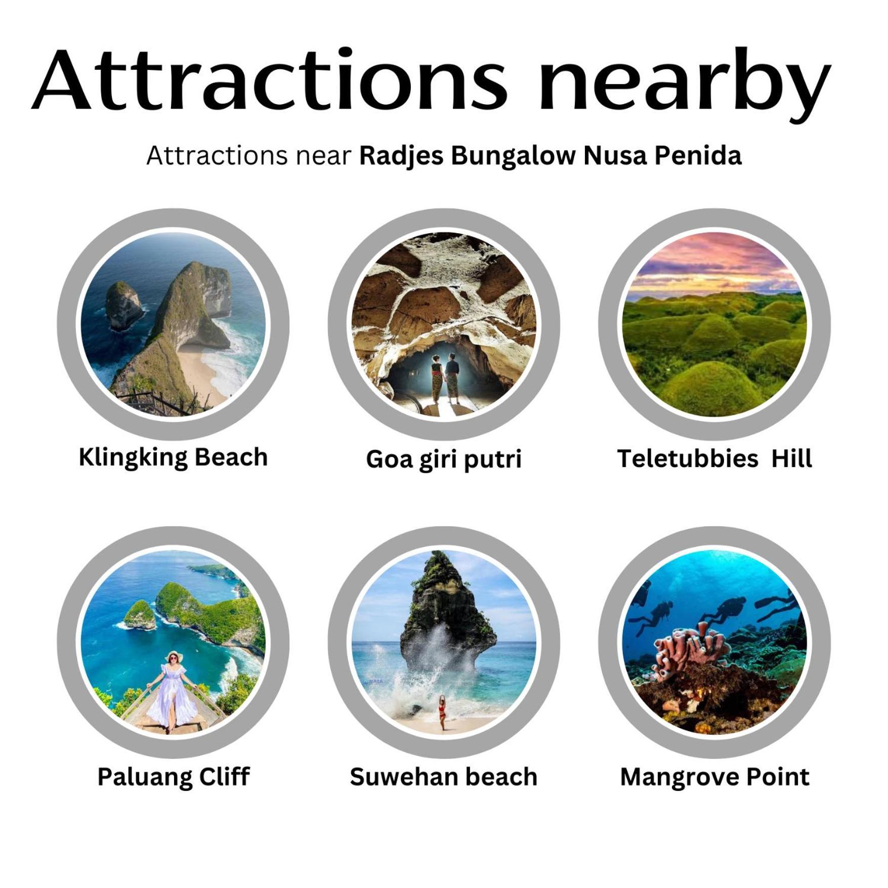 Radjes Bungalow Nusa Penida Sakti Экстерьер фото